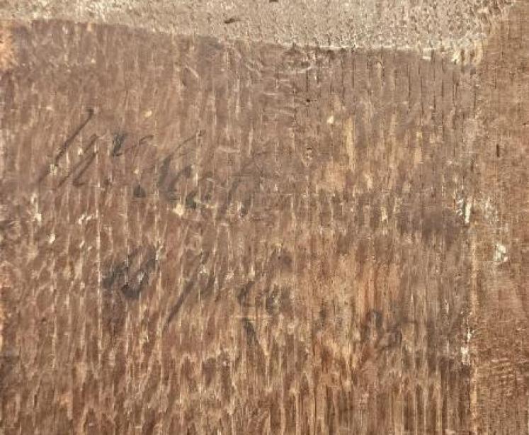 Victorian Oil on Canvas Icon of an Apostle - Image 6