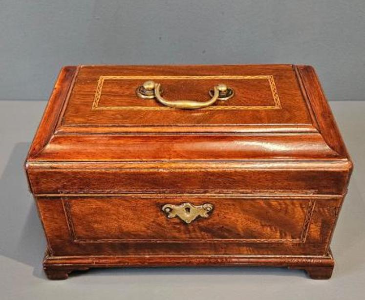 George III Mahogany Box - Image 3