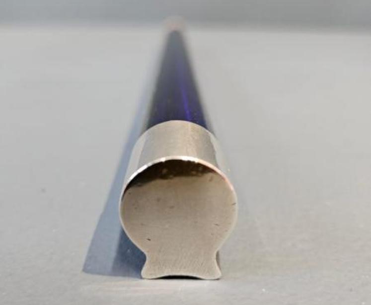 George V Bristol Blue Glass and Silver Ruler - Image 3