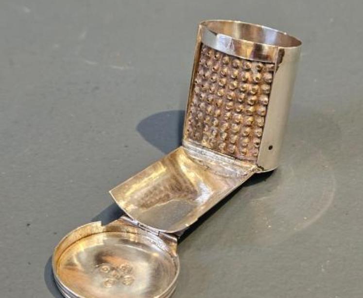 George III Silver Nutmeg Grater - Image 3