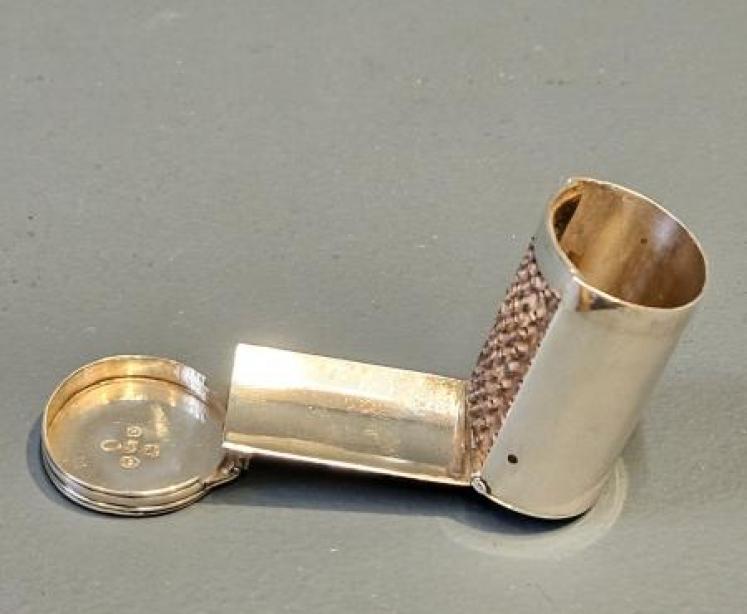 George III Silver Nutmeg Grater - Image 6