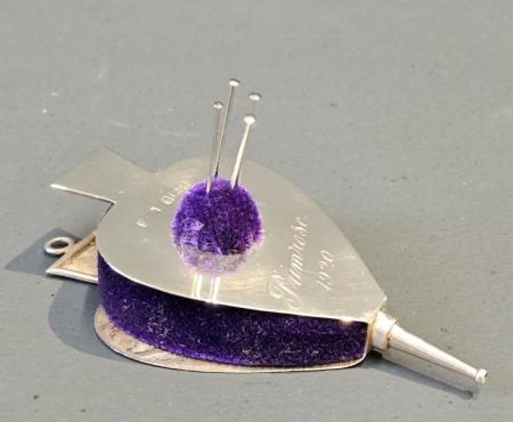 Silver Bellows Pin Cushion - Image 2