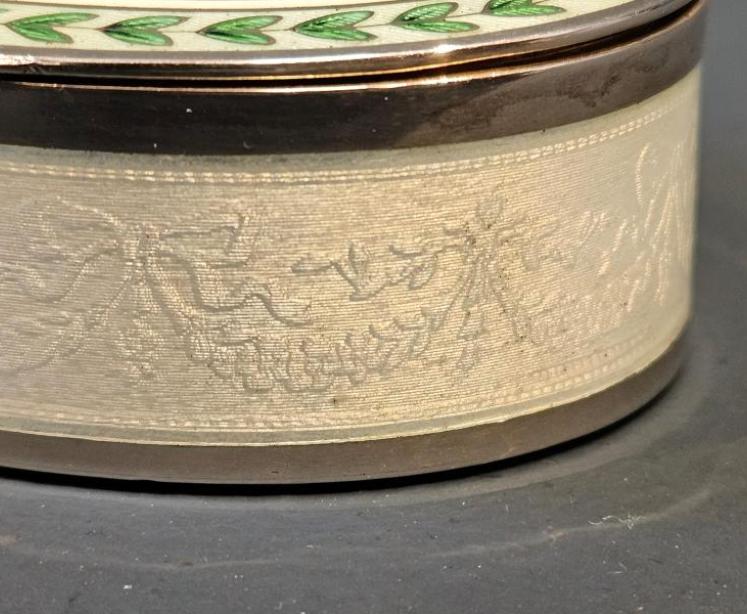 Outstanding Silver and Enamel Table Box - Image 7