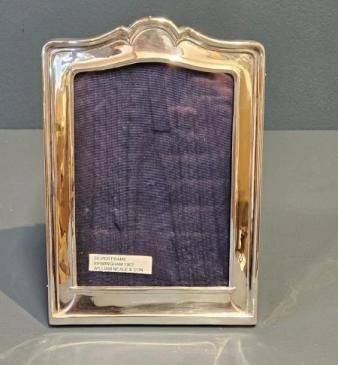 Silver Tucked Arched Top Frame