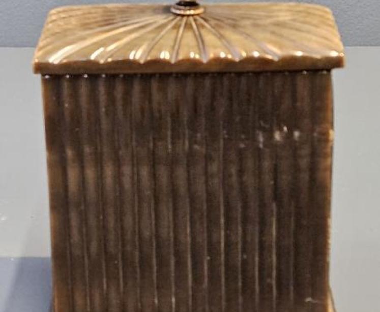 Victorian Horn Pocket Watch Holder - Image 2