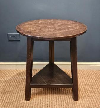 George III Oak Cricket Table