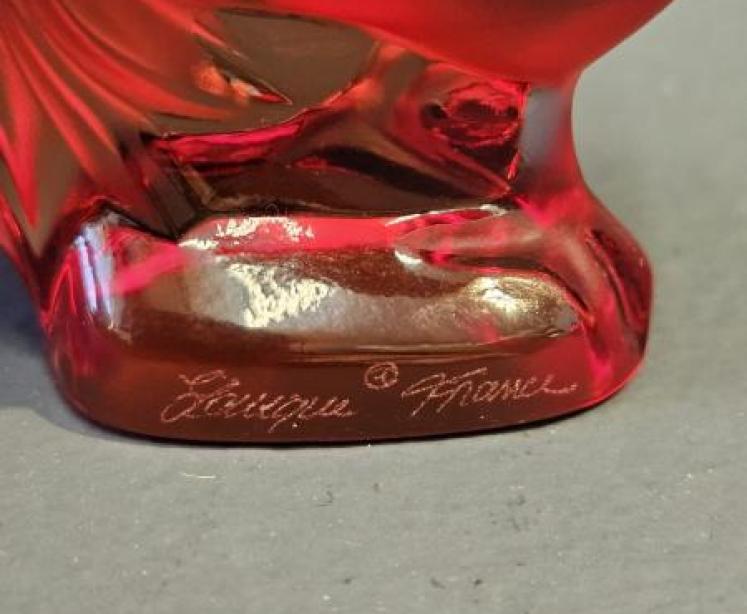Lalique Opalescent Red Cockerel - Image 5