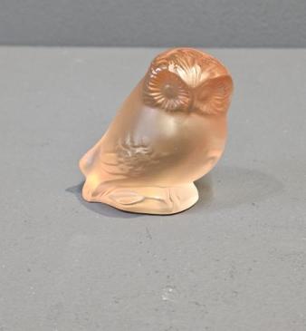 Lalique Amber Owl 