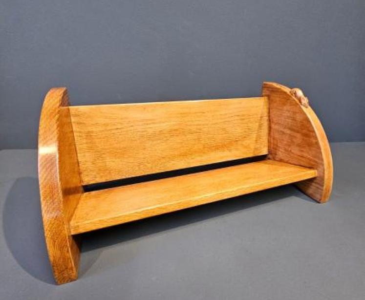 Mouseman Oak Book Trough - Image 1