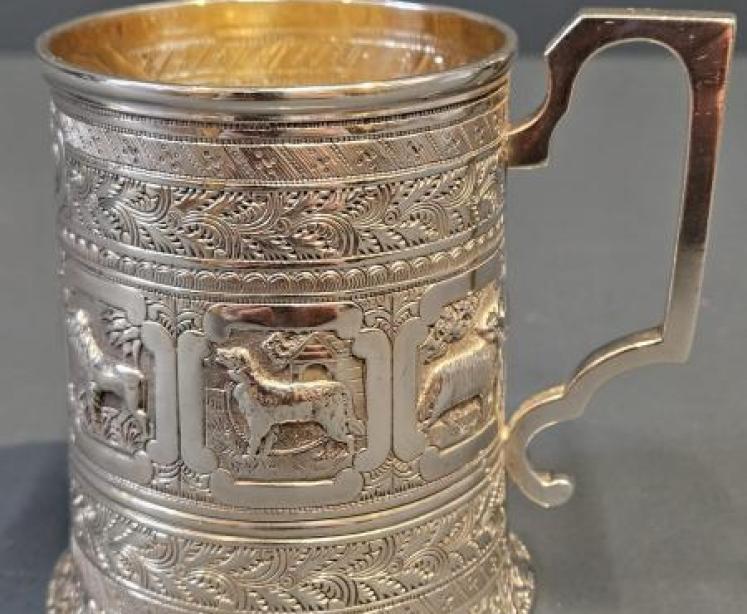 Outstanding Victorian Edinburgh Silver Mug - Image 7