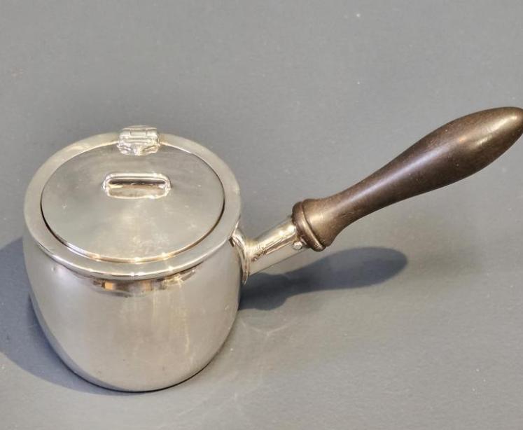 Silver Sauce Pan Ink Well - Image 1