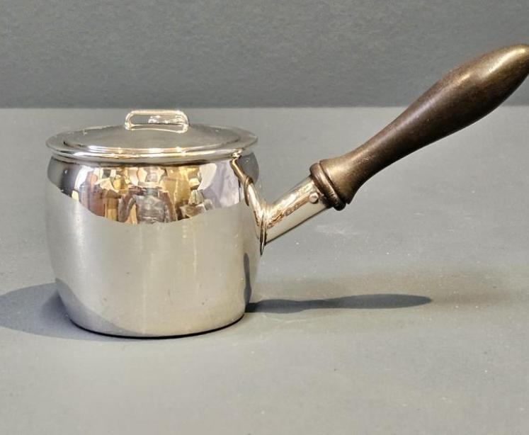 Silver Sauce Pan Ink Well - Image 2