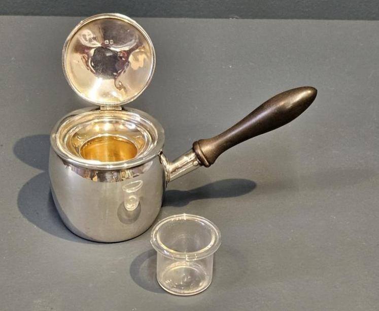 Silver Sauce Pan Ink Well - Image 6