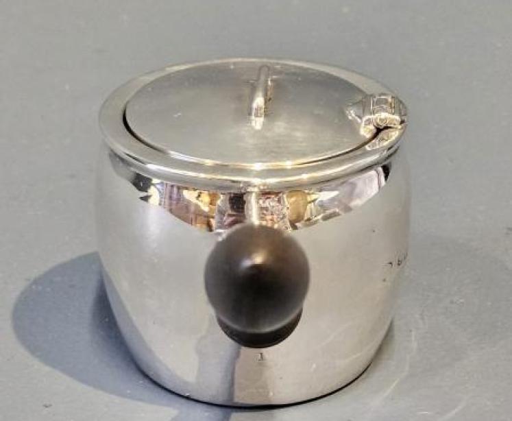 Silver Sauce Pan Ink Well - Image 7