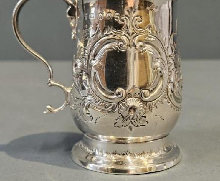 Immaculate George III Silver Mug - Image 4