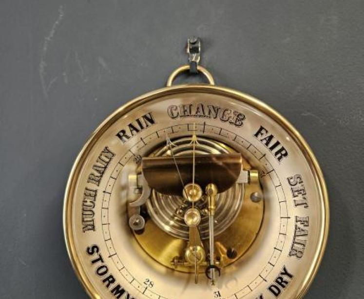 Large Victorian Skeletonised Marine Barometer - Image 1