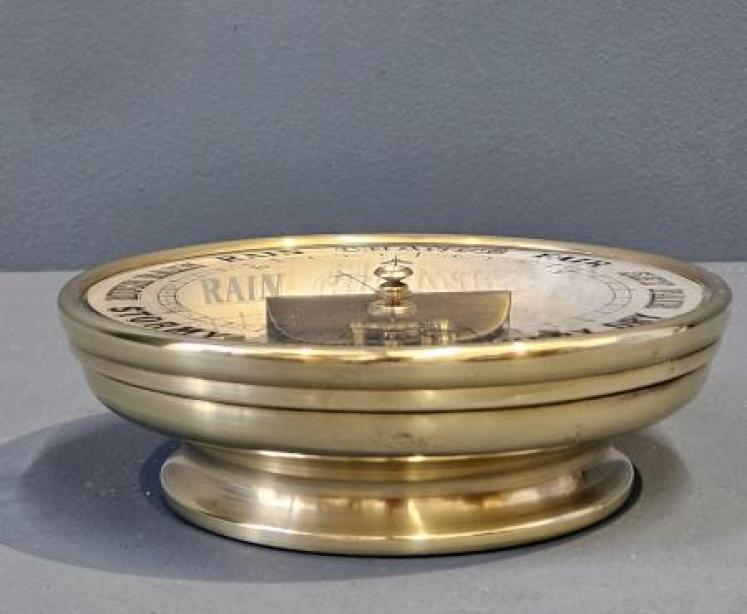 Large Victorian Skeletonised Marine Barometer - Image 3