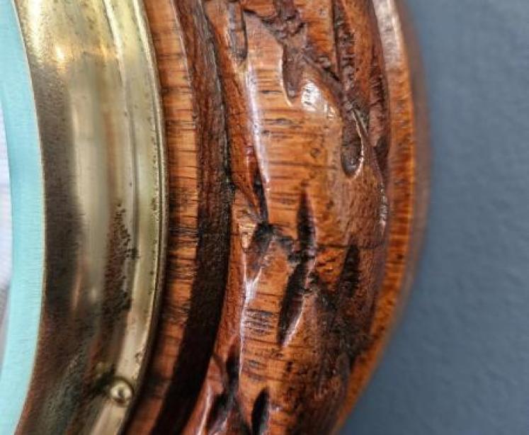 Victorian Oak Dublin Barometer - Image 3
