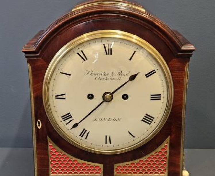 Regency Pad Top Bracket Clock by Thwaites and Reed - Image 1