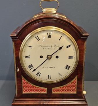 Regency Pad Top Bracket Clock by Thwaites and Reed