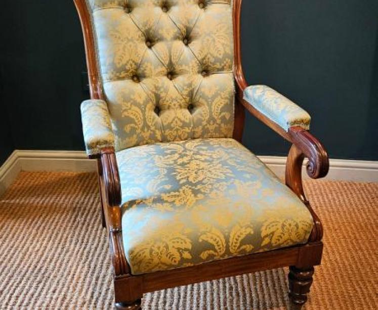 William IV Open Arm Chair - Image 1
