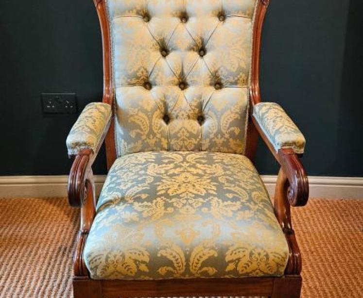 William IV Open Arm Chair - Image 3