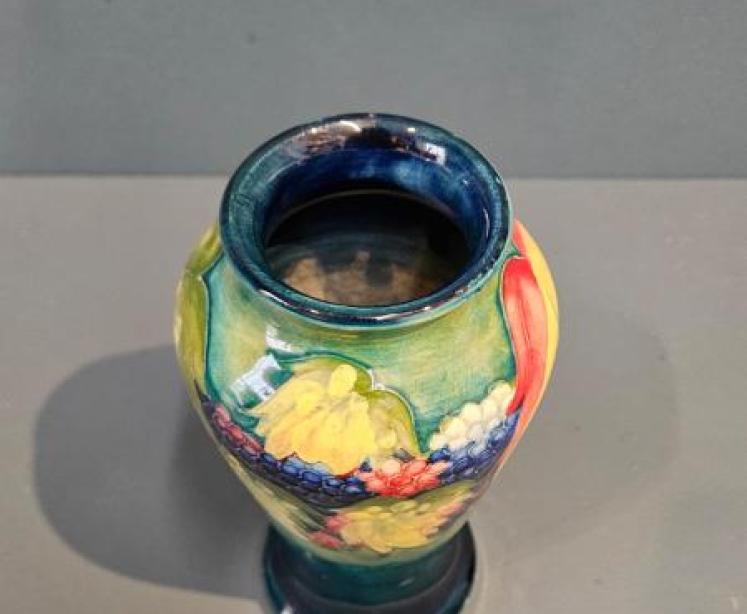 Moorcroft Leaf and Blackberries Vase - Image 4