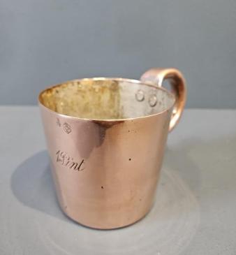 Royal Navy Copper Rum Measure 