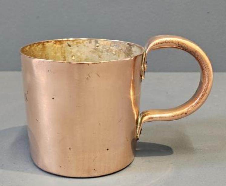 Royal Navy Copper Rum Measure  - Image 4