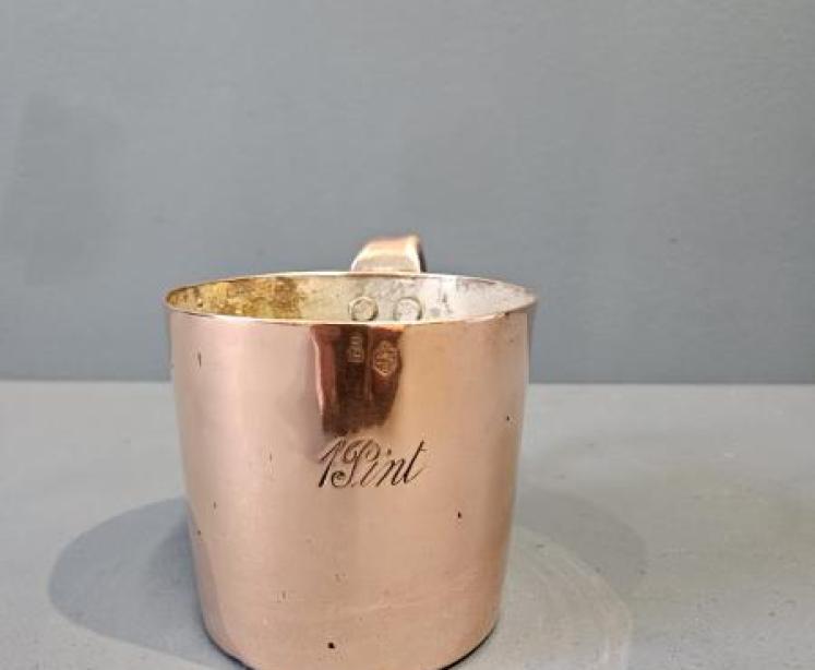 Royal Navy Copper Rum Measure  - Image 6