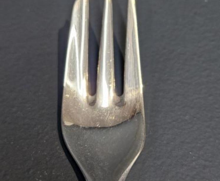 Set of 12 Norwegian Silver Pastry Forks - Image 5