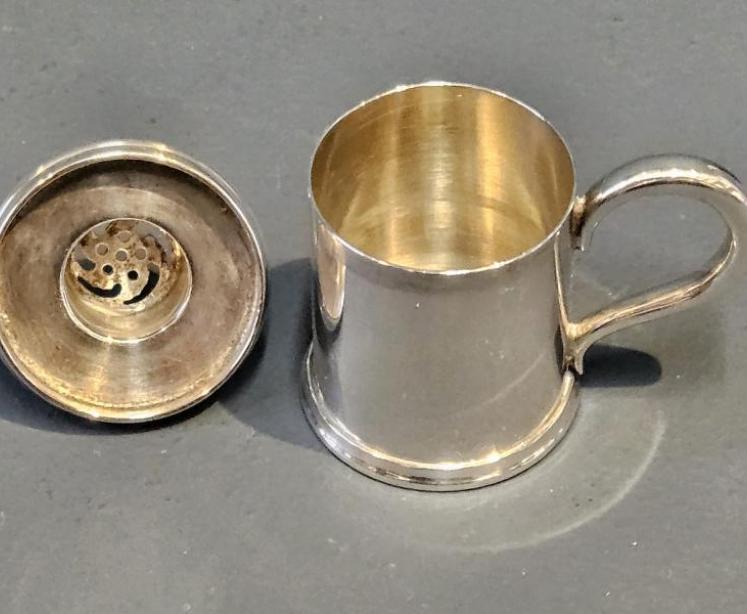 George III Silver Pounce Pot - Image 5