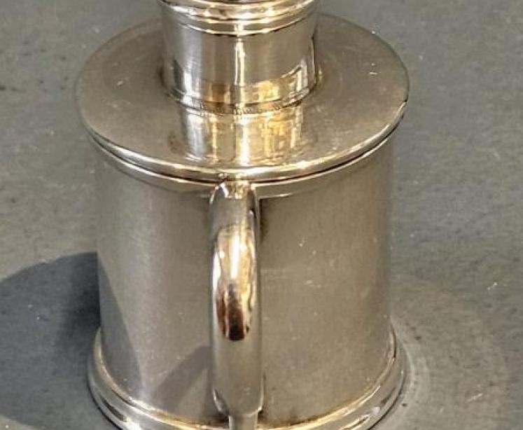 George III Silver Pounce Pot - Image 7