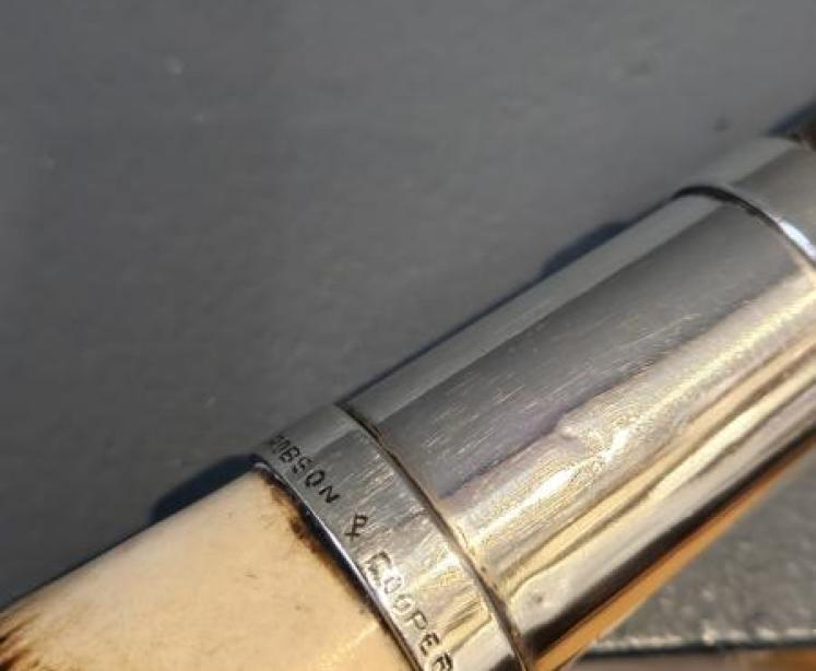 Robson & Cooper Silver Mounted Riding Whip - Image 3