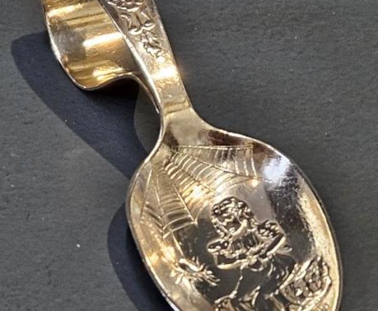 Levi & Salaman Silver Novelty Child's Spoon - Image 4