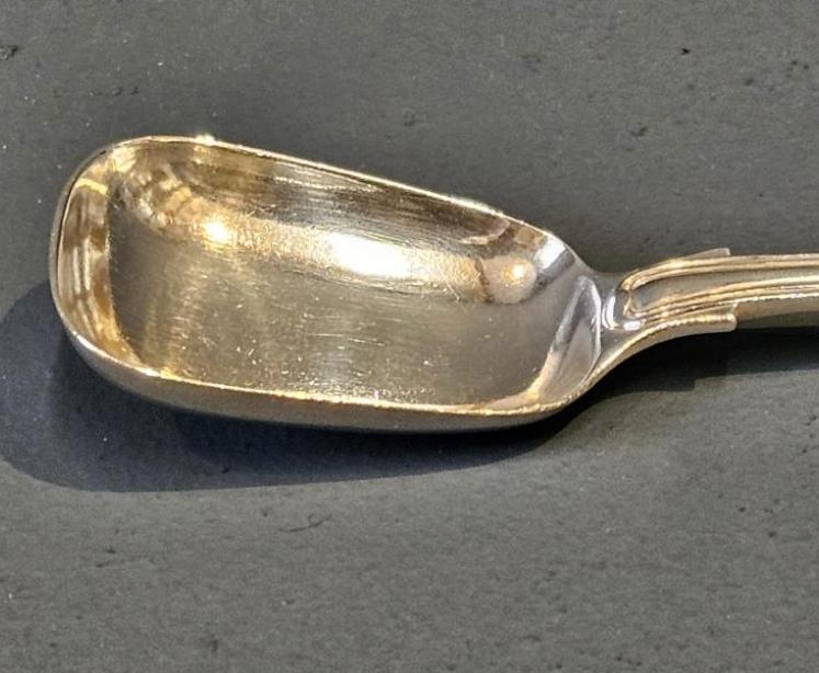William IV Silver Long Handle Caddy Spoon - Image 3