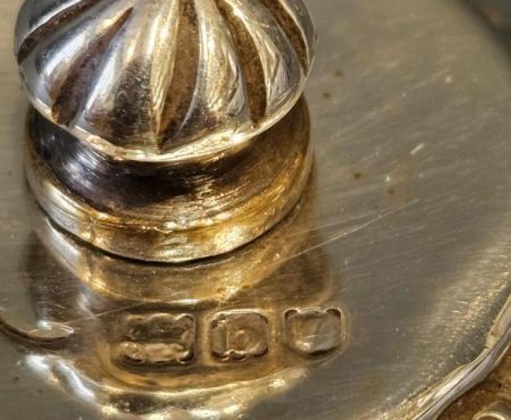 Victorian Silver Pepper Grinder  - Image 3