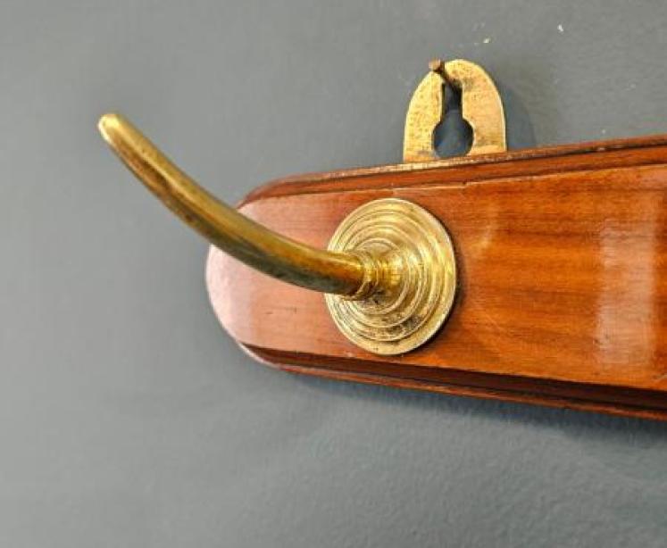 Victorian Walnut Coat and Hat Rack - Image 5