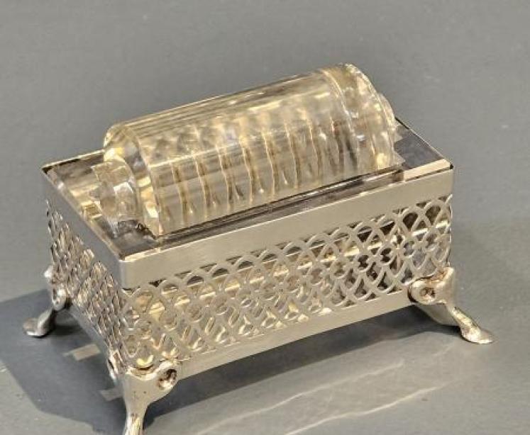 Silver Stamp and Envelope Moistener - Image 1