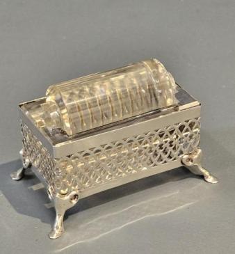 Silver Stamp and Envelope Moistener