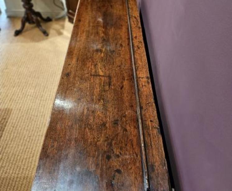 George II Oak Open Pot Board Dresser - Image 7