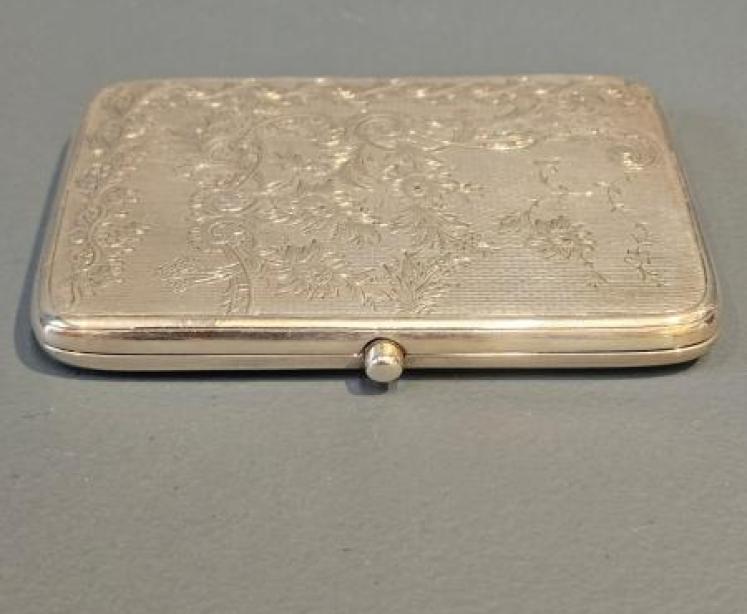 Victorian Silver Card and Stamp Case - Image 1