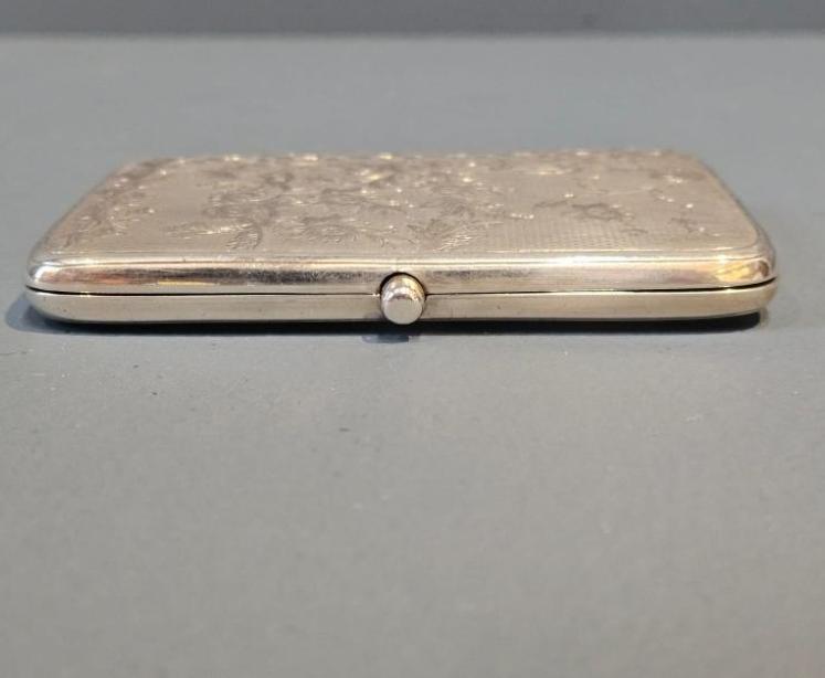 Victorian Silver Card and Stamp Case - Image 3