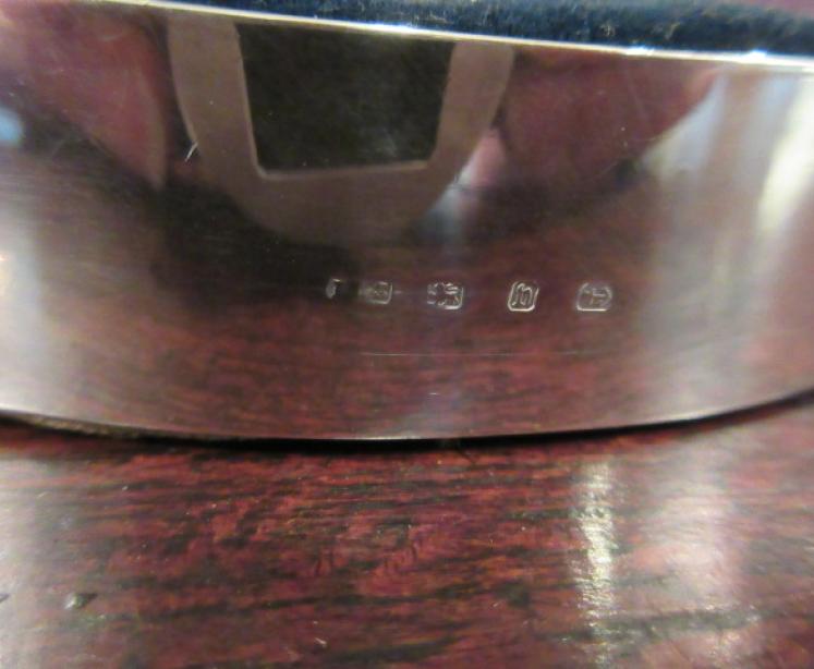 19th Century Silver Novelty Horseshoe Pin Cushion - Image 4