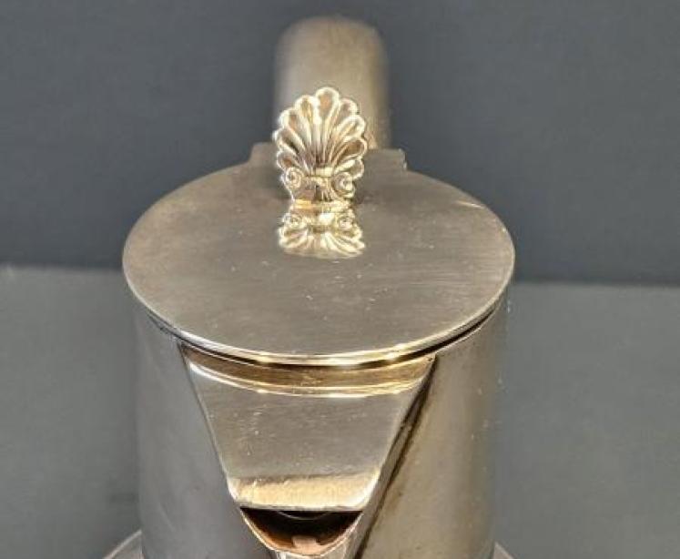 George V Silver Cut Crystal Claret Jug - Image 2