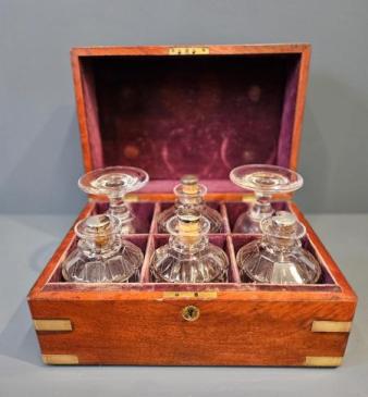 Regency Military Rummer and Decanter Box