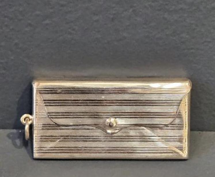 Engine Turned Silver Triple Stamp Envelope - Image 6