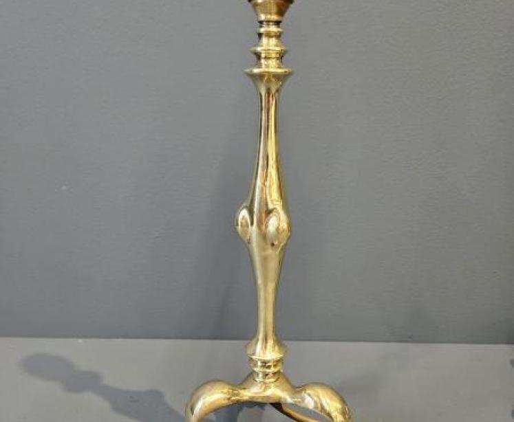 Edwardian Brass Pullman Lamp - Image 1