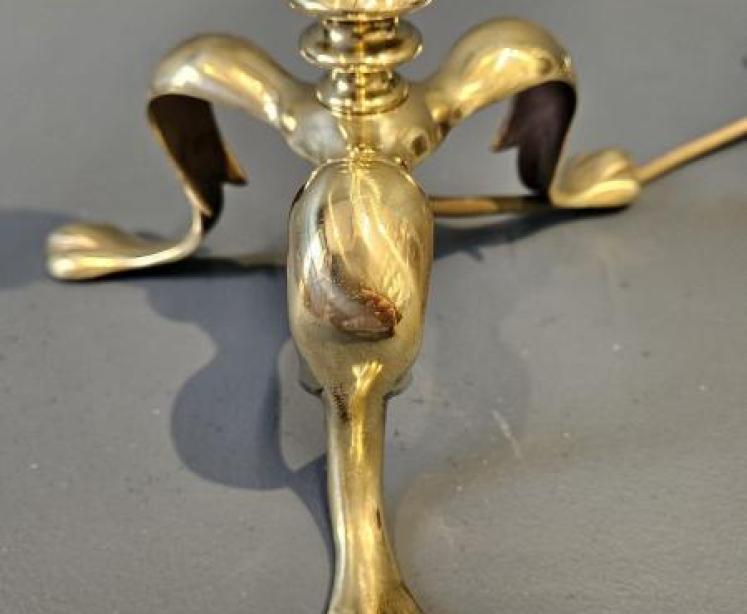 Edwardian Brass Pullman Lamp - Image 3