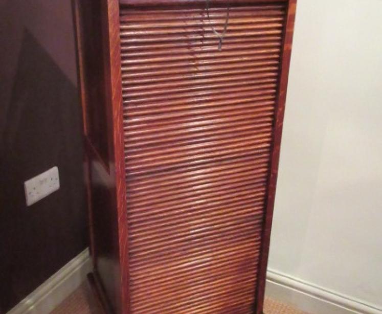 Superb Edwardian Period Polished Oak Filing Cabinet - Image 5
